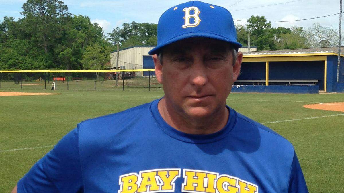 BAY HIGH SCHOOL 
 Bay High coach Kevin Burdine.