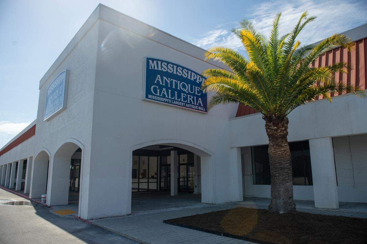 The new Mississippi Antique Galleria off Pass Road in Gulfport will open in time for Christmas shopping and will become the largest antique mall in the state.