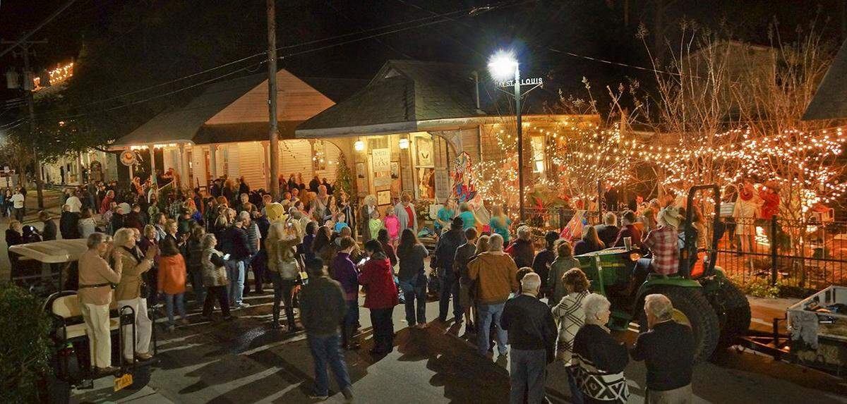 Visitors jam in Old Town in the Bay St. Louis. The Gulf Coast Restoration Fund will help pay for downtown improvements in the city,