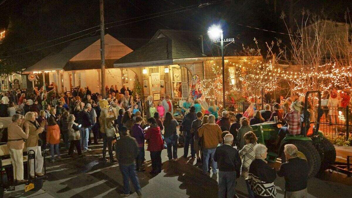Visitors jam in Old Town in the Bay St. Louis Historic District for a Second Saturday event. A proposed 2 percent tax at restaurants and bars in the city could be used to add more events and improve parks, although 60 percent of voters in a special election would have to approve the tax.