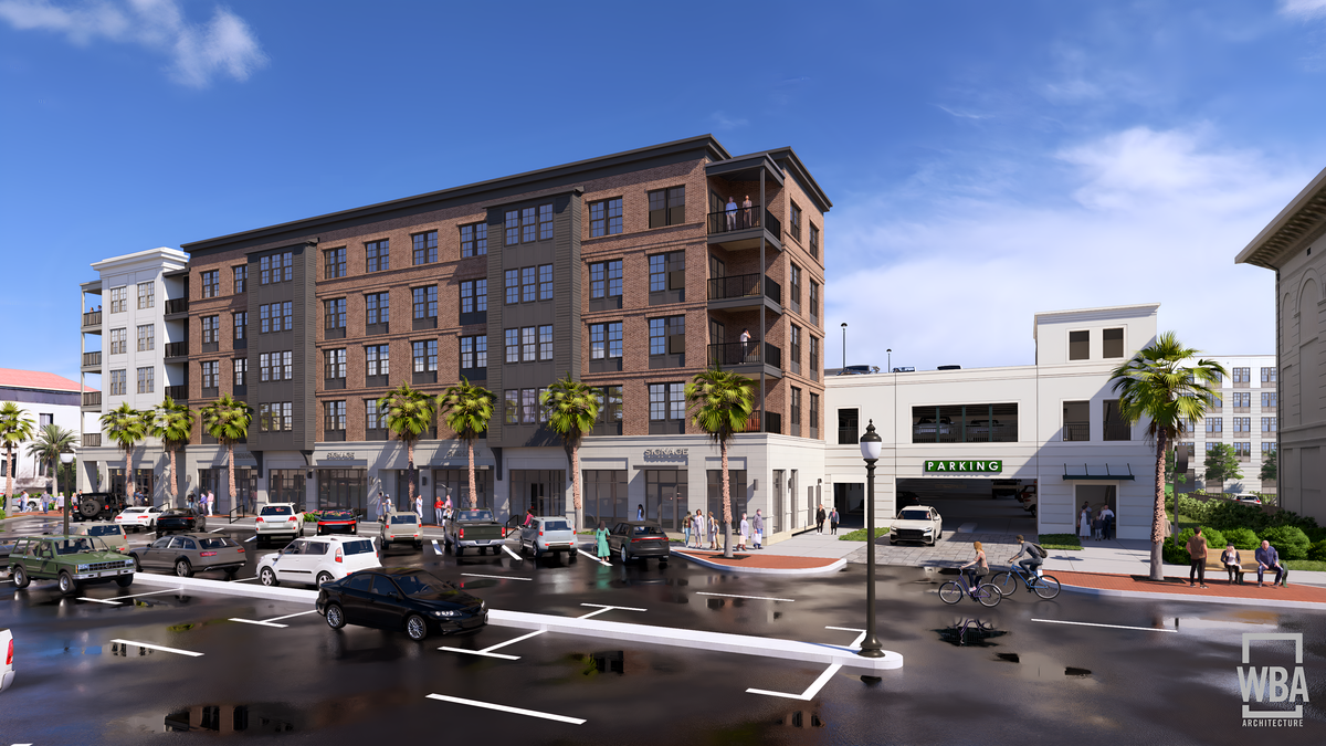 Multi-family housing at the new Channel South in Gulfport will provide views of the beach and the downtown, where residents and visitors can walk to all the restaurants, shops and attractions.