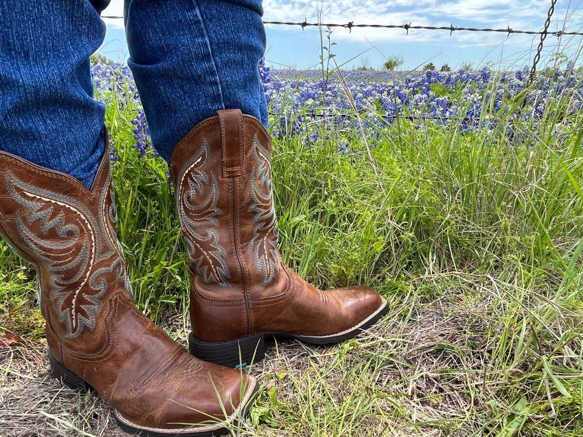 Stylish Ariat Western boots are featured at the new Ariat store at Gulfport Premium Outlets.