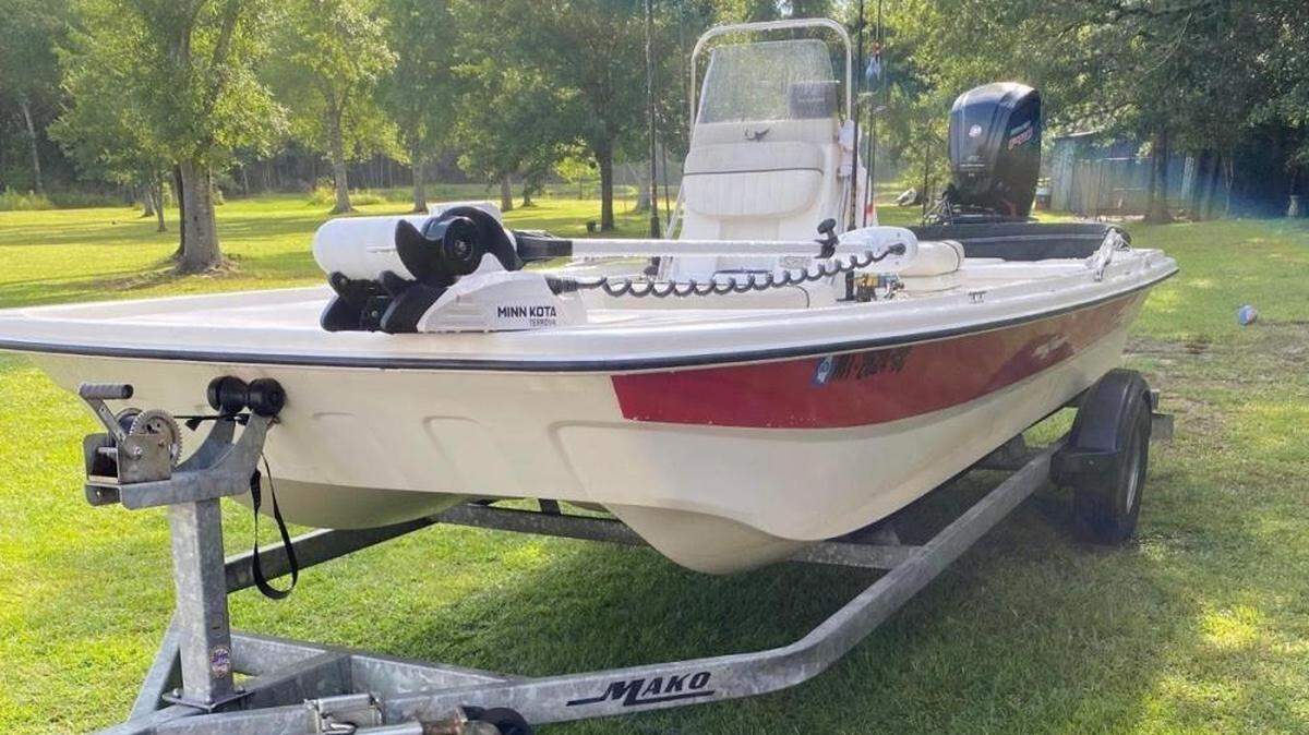 The US Coast Guard is searching for a Mako skiff that two adults and two children were on after leaving the Lake Mars Pier in Ocean Springs and never returning home on Jan. 31, 2023.