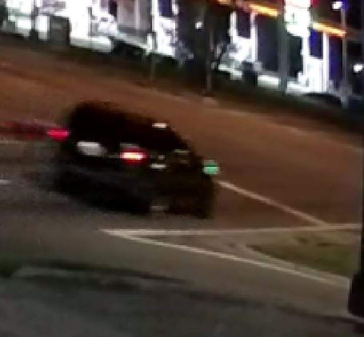 This image from a surveillance camera shows a second vehicle wanted in a hit and run that killed two people after 1 a.m. May 29, 2021 near Lorraine Road and Intraplex Parkway.