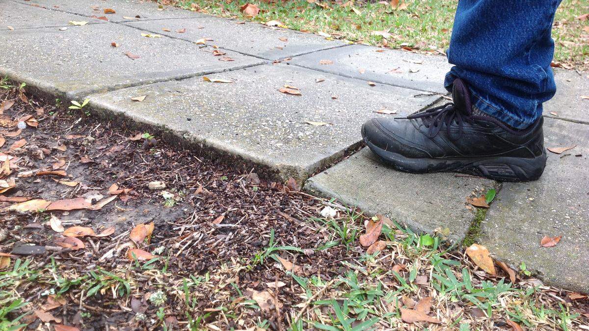 KAREN NELSON 
 
 Uneven places in the downtown sidewalks of Ocean Springs will be fixed with a grant from the Mississippi Department of Transportation, through Gulf Regional Planning.