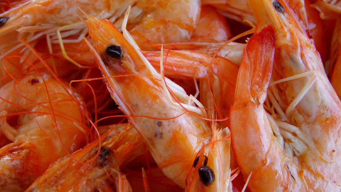Shrimp contains two nutritional standouts — selenium and astaxanthin. They are both antioxidants and can help reduce your risk of heart disease and cancer.