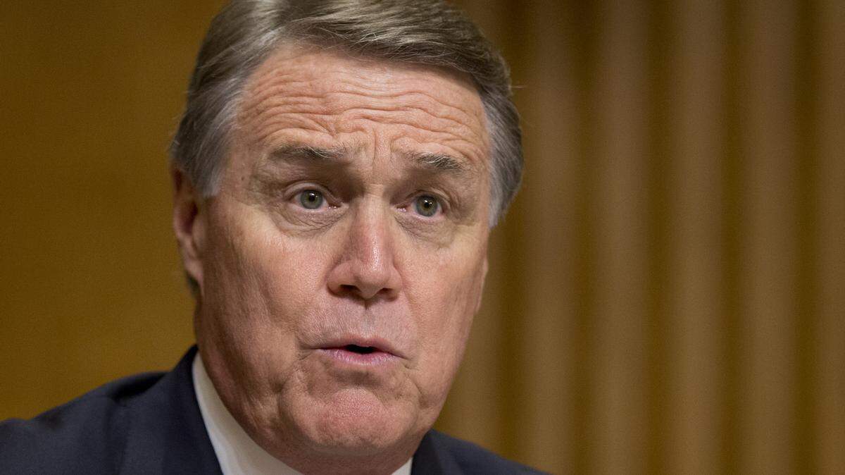 Sen. David Perdue, R-Ga., speaks during a Senate Foreign Relations Committee's Subcommittee on Western Hemisphere, Transnational Crime, Civilian Security, Democracy, Human Rights and Global Women's Issues hearing on overview of U.S. policy towards Haiti prior to the elections on Capitol Hill in Washington, Wednesday, July 15, 2015. (AP Photo/Manuel Balce Ceneta)