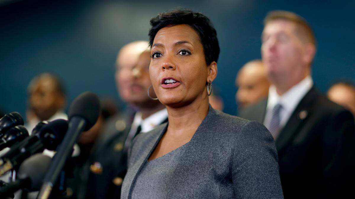 Atlanta Mayor Keisha Lance Bottoms is pictured Jan. 4, 2018.