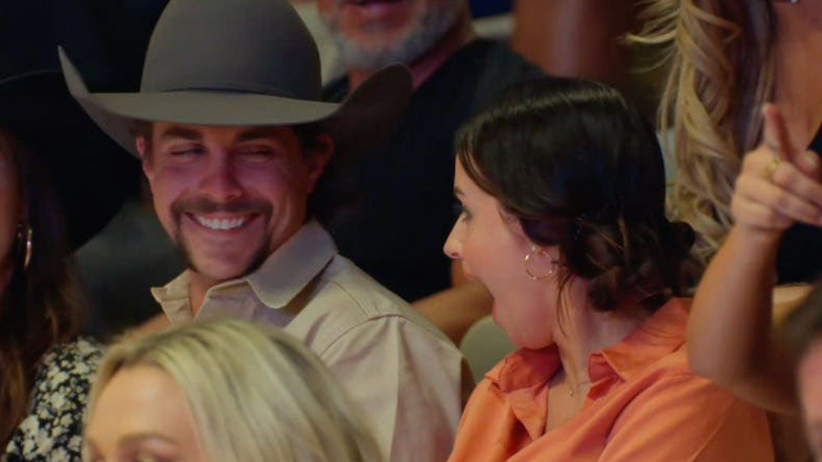 Episode three: At a Texas rodeo, sparks are flying between farmer Allen Foster and Fortson teacher Khelsi Stone.