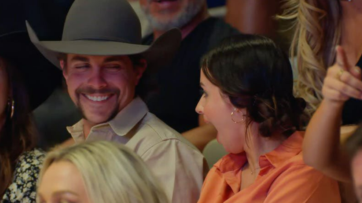 Episode three: At a Texas rodeo, sparks are flying between farmer Allen Foster and Fortson teacher Khelsi Stone.