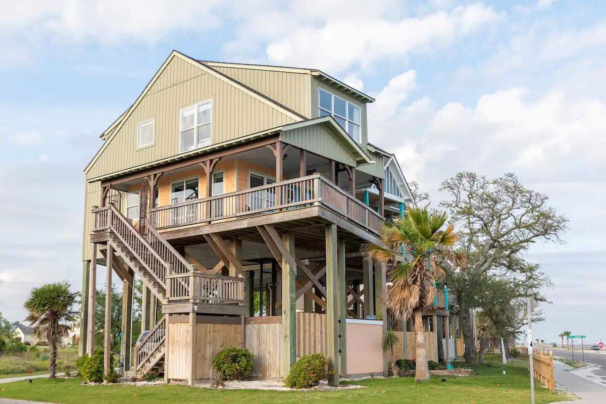 The Nest in Long Beach is located on Highway 90 and rents for $369 a night.