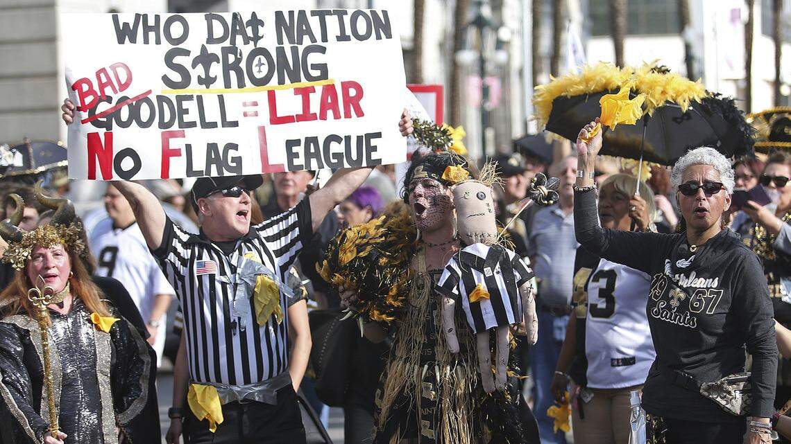Saints fans prove again that New Orleans knows how to turn a travesty into a party
