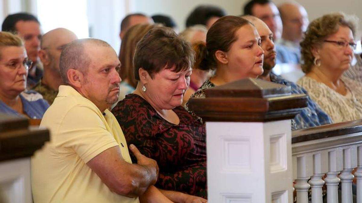 William Joel Dixon’s family and friends in court in this 2017 file photo. Dixon died in the George County jail after seven days without insulin. George County agree to pay Dixon’s family $2.75 million to settle a wrongful death lawsuit.