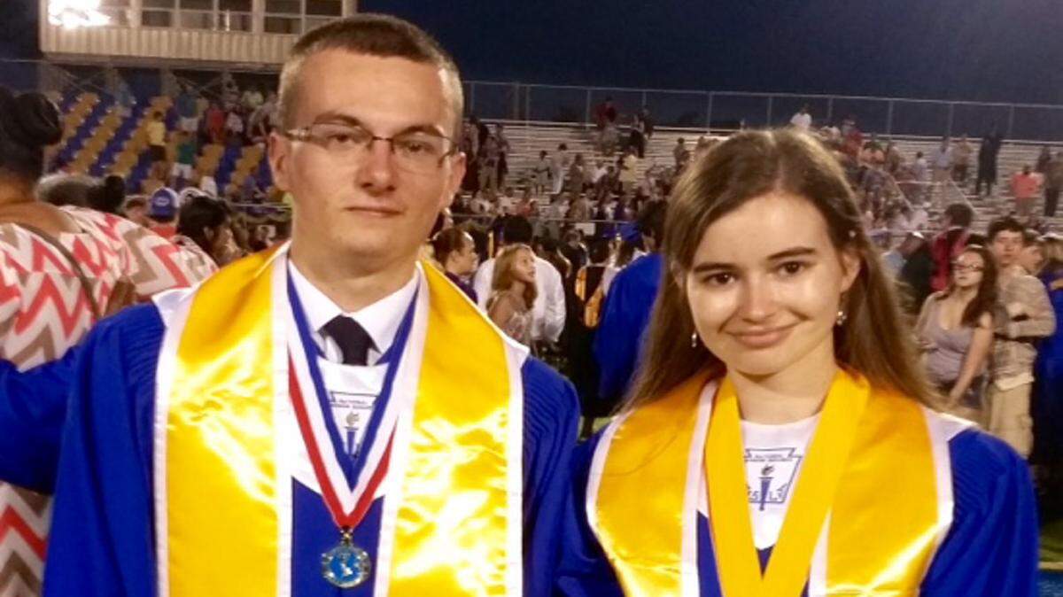 MAURICE SINGLETON/SPECIAL TO THE SUN HERALD 
 Valedictorian: Zachary Marlow, son of Major Reese Marlow and Kari Marlow 
 Salutatorian: Juliana Cooke, daughter of Lisa and Thomas Cooke