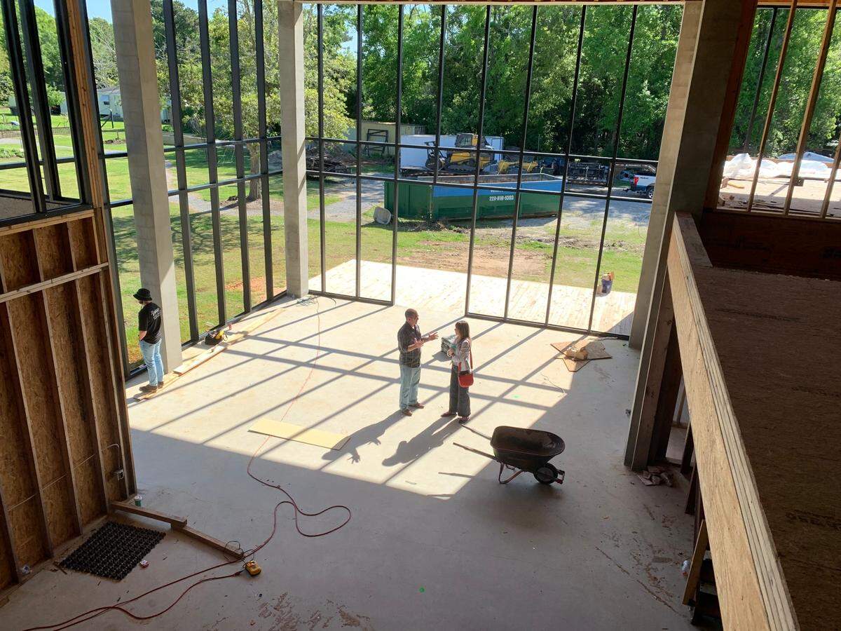 Light and shadows will fill The Collective building that will house a restaurant and shops on Porter Avenue in Ocean Springs.