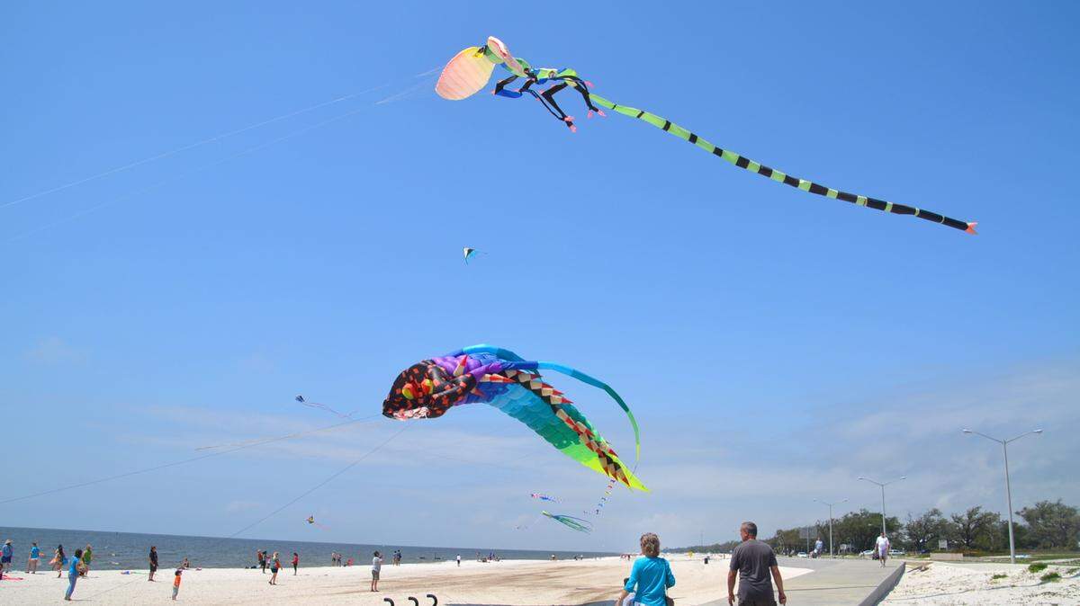 SUN HERALD/2013 
 Second Saturday Kite Flying is a free event from 10 a.m. to 4 p.m. this weekend near the Long Beach Harbor. It's one of many events scheduled this weekend in South Mississippi.