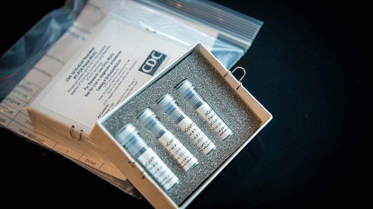 The CDC’s laboratory test kit for severe acute respiratory syndrome coronavirus 2 (SARS-CoV-2). CDC tests are provided to U.S. state and local public health laboratories, Department of Defense (DOD) laboratories and select international laboratories.