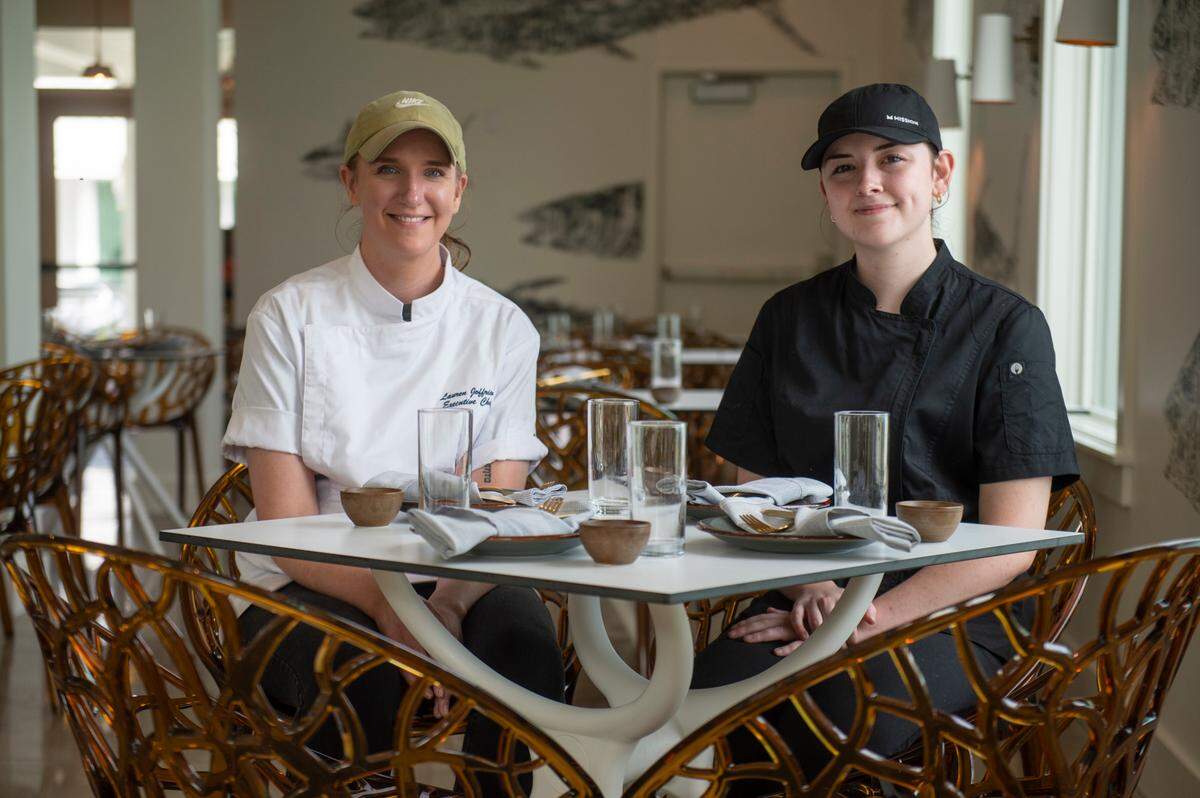 Executive Chef Lauren Joffrion and Sous Chef Ally Hatten at Toro Sushi and Saki in Bay St. Louis on Wednesday, Aug. 28, 2024.