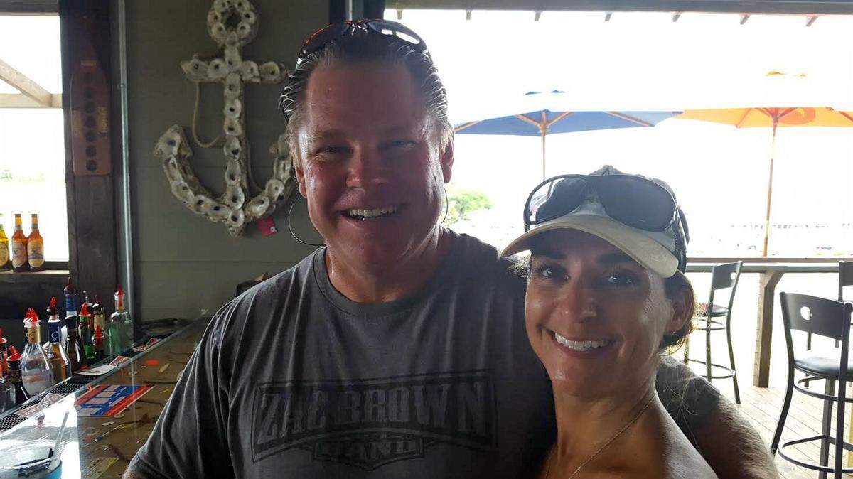 Cory and Vikki Kesson at Tripple Tails in Bay St. Louis