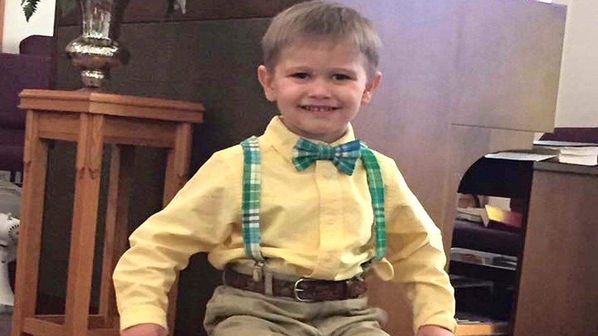 Zander Saucier, 3, is critical at Womens and Childrens Hospital in Mobile.