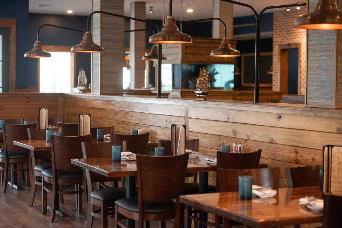 The dining room at Catch 110, the latest restaurant from Coast Restaurant Group, in Biloxi on Tuesday, Nov. 12, 2024.