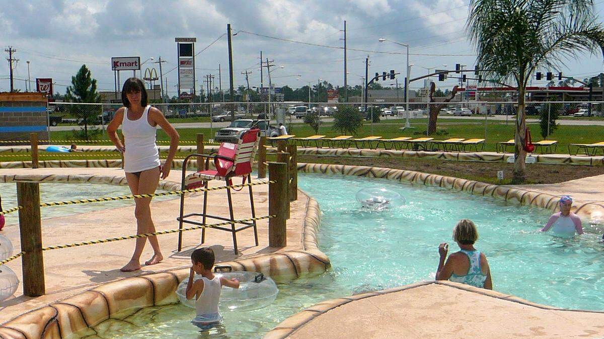 Guests at Coast Inn and the public share the lazy river and water slides at the new Barnacle Bill's Waterpark at Coast Inin, Waveland.