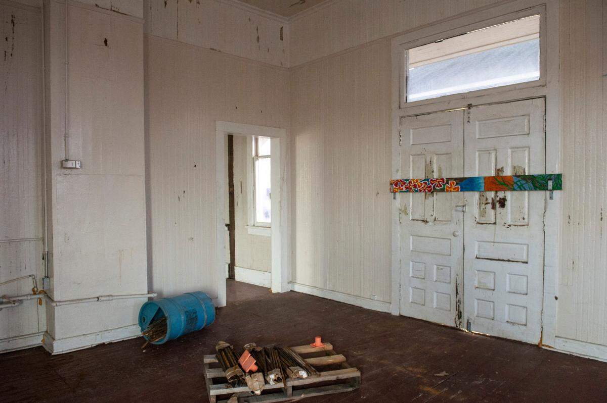 The inside of the old Pascagoula train station in Pascagoula on Wednesday, Jan. 29, 2025.