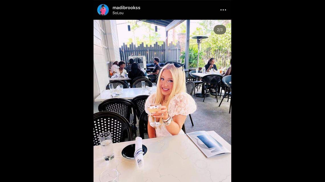 Madison Brooks was a sophomore at Louisiana State University.