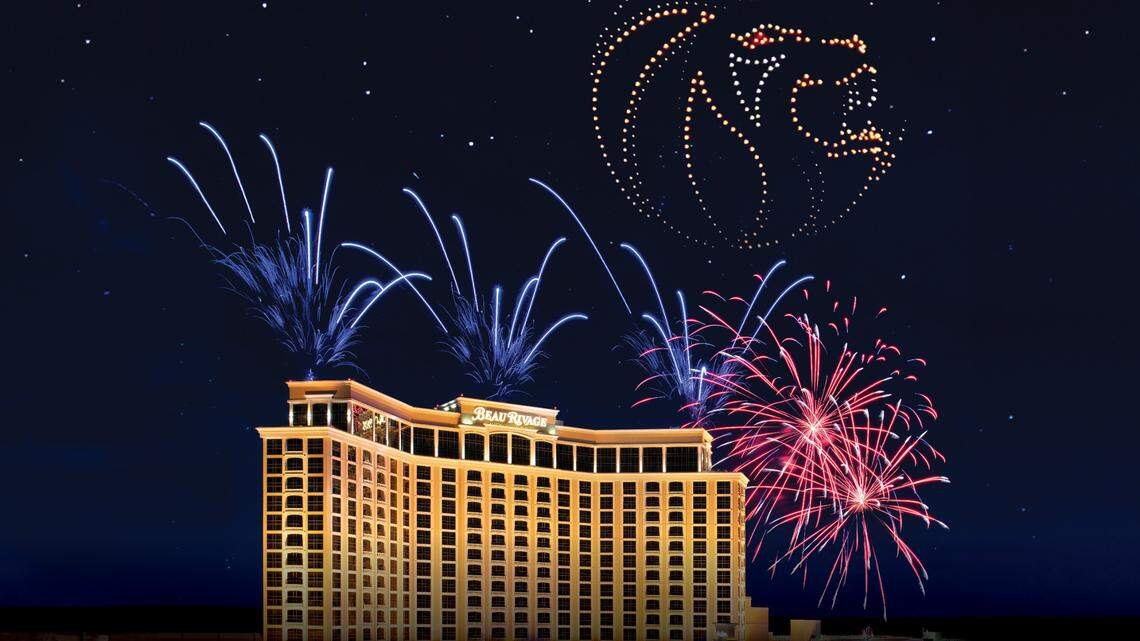 Beau Rivage putting on a Super Bowl-size drone show. Here’s the new starting time