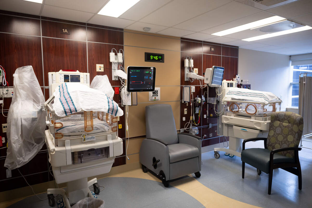 Two unused OmniBeds at the Neonatal Intensive Care Unit at Memorial Hospital Gulfport on Wednesday, Feb. 4, 2026.  The OmniBeds comes with built-in scales, humidity control and temperature probes.