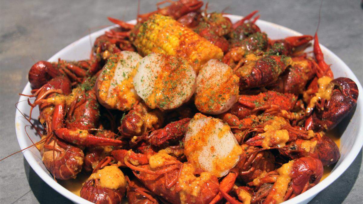 The spicy crawfish at Fresh Vietnamese Bistro and Tea House in D’Iberville.