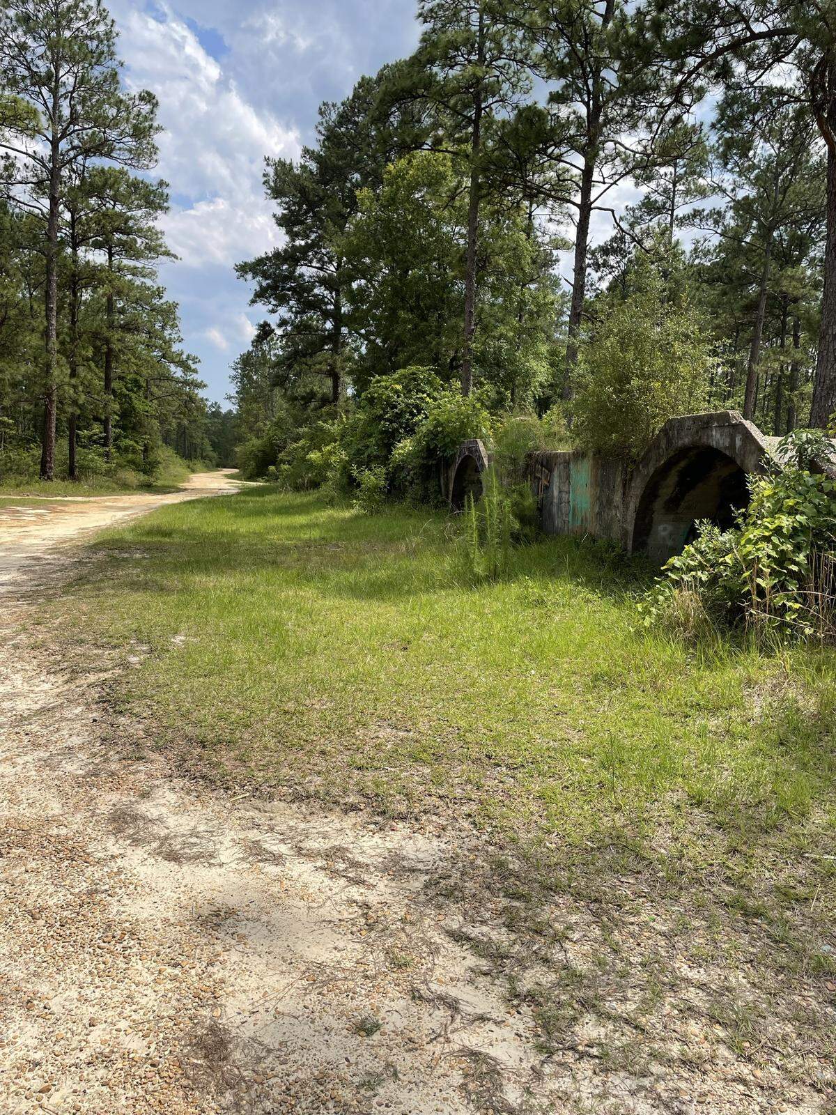 An old ammunition bunker is all that remains of a U.S. Navy base in Saucier that once housed Axis prisoners of war on the Mississippi Coast. The camp inspired the name behind P.O.W. Lake Recreation Area in De Soto National Forest.