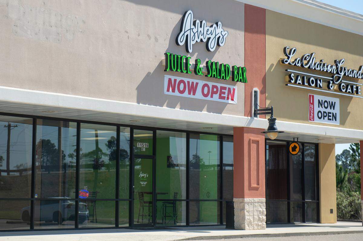 Ashley’s Juice and Salad Bar in D’Iberville just opened and is featuring healthy meals and snacks for dine in or on the go,