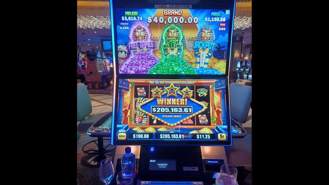 A Mo’ Mummy machine hit early Sunday morning for the fourth jackpot this year at Beau Rivage Resort & Casino in Biloxi.