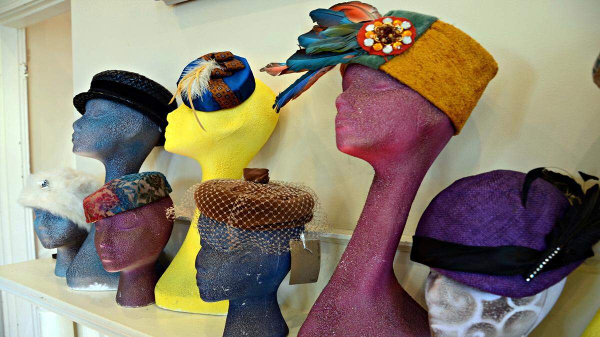 SHANNON DAVIDSON/SUN HERALD 
 Vintage pillbox hats were made by milliner Jerika Broussard of Biloxi. The style was made famous by Jackie Kennedy and others.