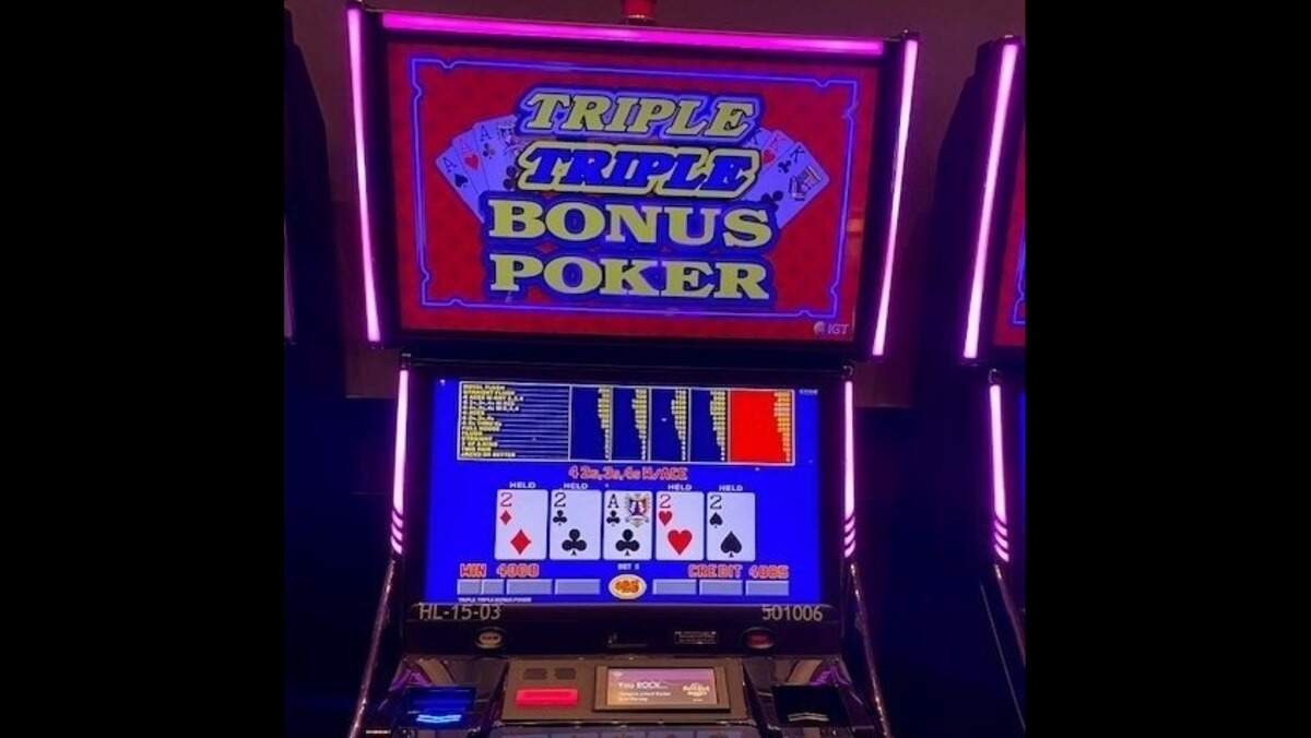 A lucky hand in video poker won a player a jackpot last weekend at Hard Rock Casino Biloxi. A few minutes later, luck struck again.