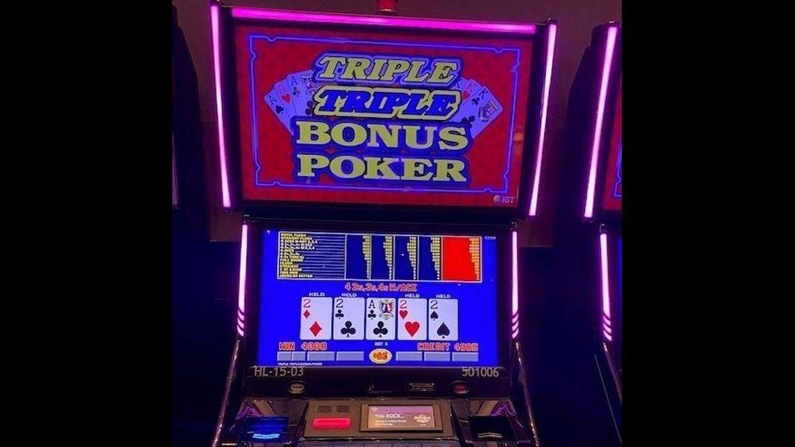Lucky gambler hits two video poker jackpots in one night at South Mississippi casino