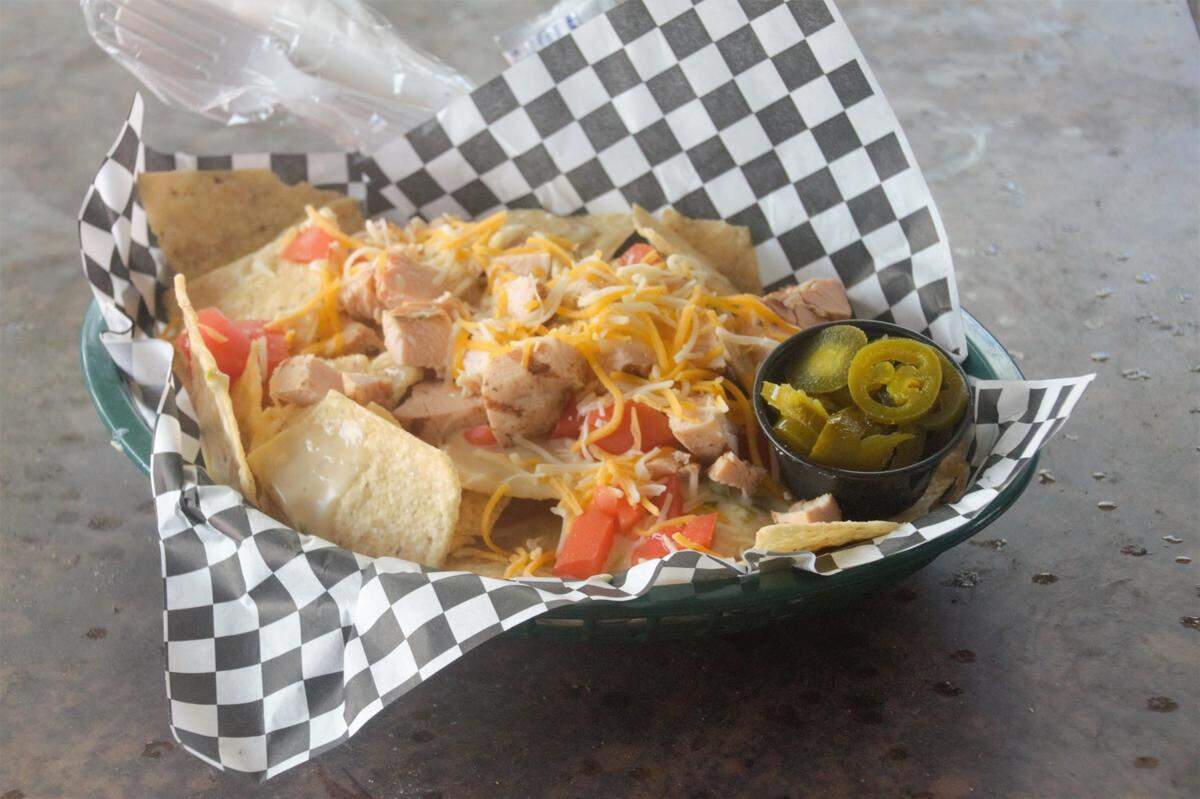 The Cannery loaded chicken nachos
