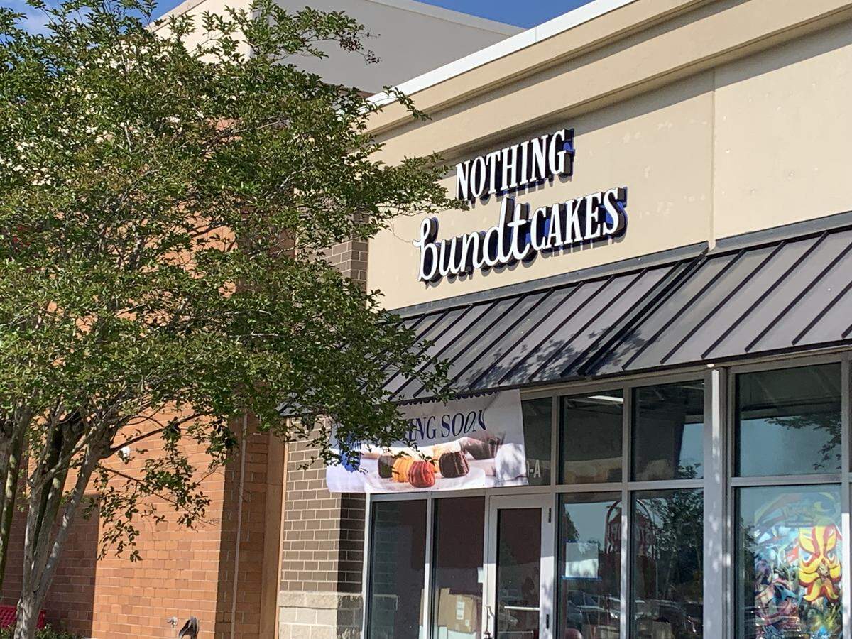 The new Nothing Bundt Cakes shares a wall with Target at The Promenade in D’Iberville. The store is scheduled to open this month.