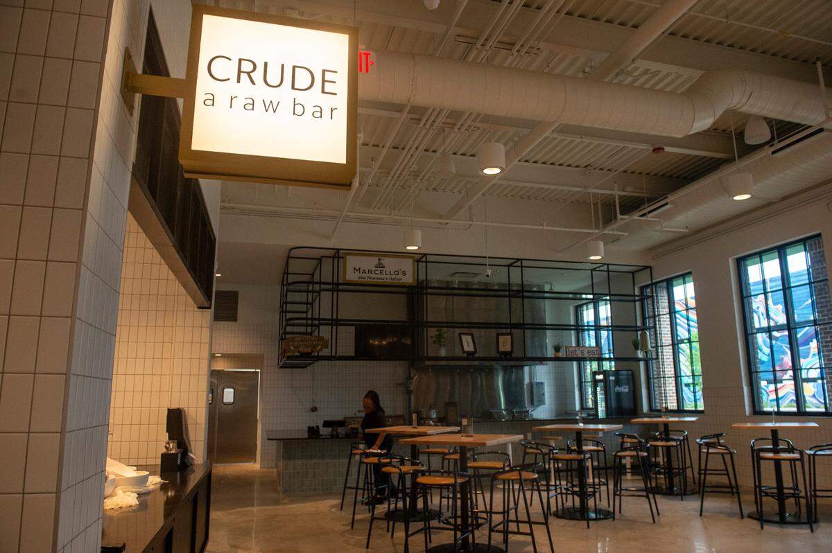 Crude, one of several new businesses inside of Crave, the new food hall at OS1515 in Ocean Springs on Thursday, May 15, 2025.