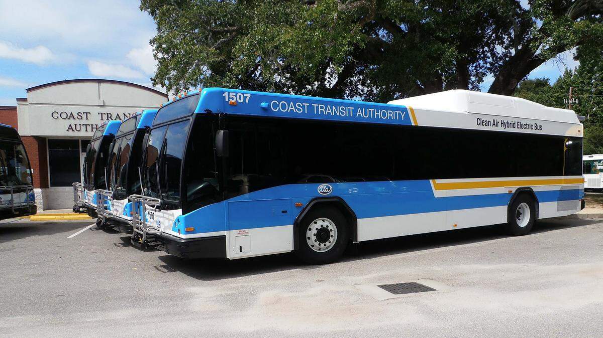 COAST TRANSIT AUTHORITYA ribbon-cutting ceremony for a fleet of new fuel-electric hybrid buses will be Thursday, and the buses will go into service the following week.