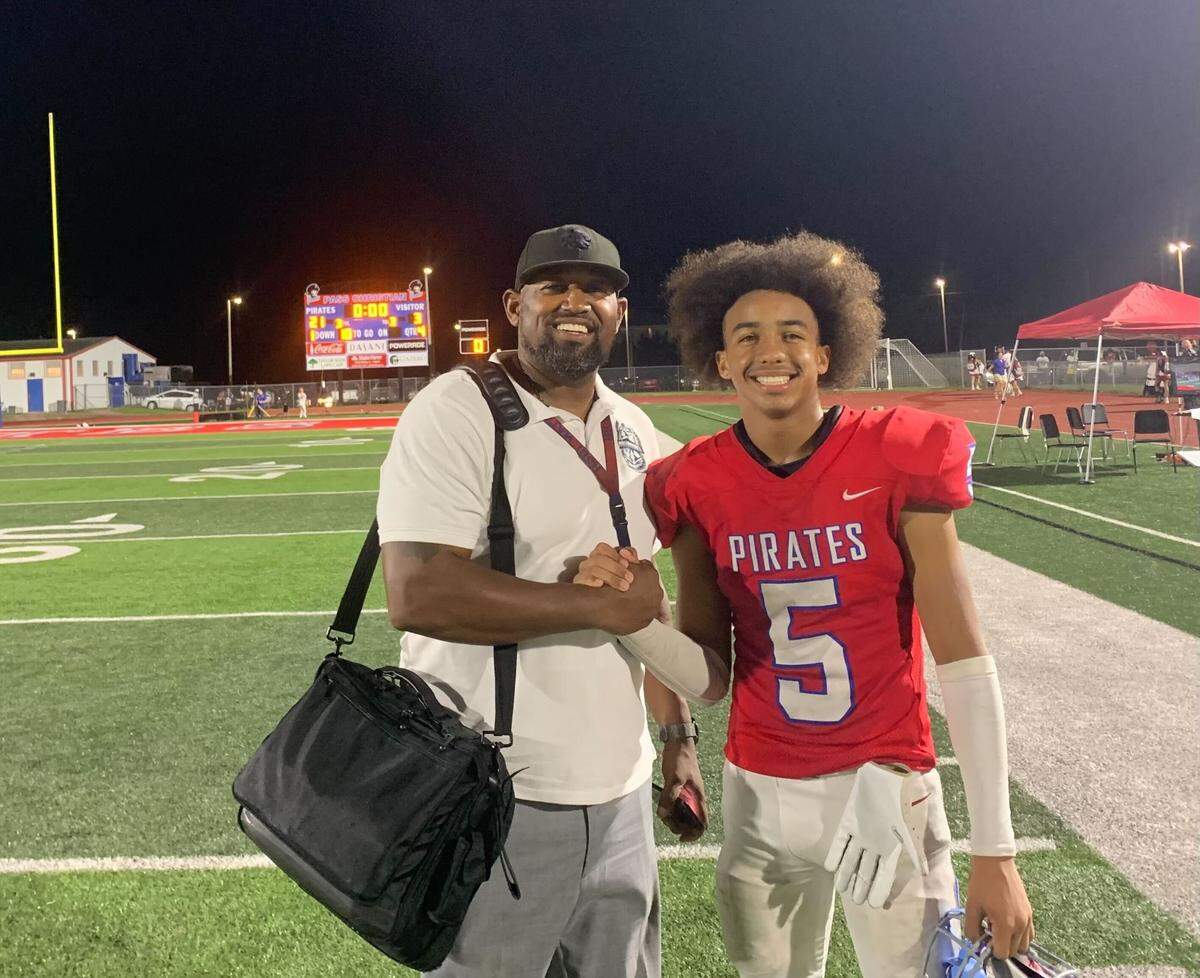 Pass Christian’s Lathan Lewis intercepted his first two career passes in Friday’s win over St. Stanislaus. His father, Rickey Lewis, announced the plays from the PA booth.