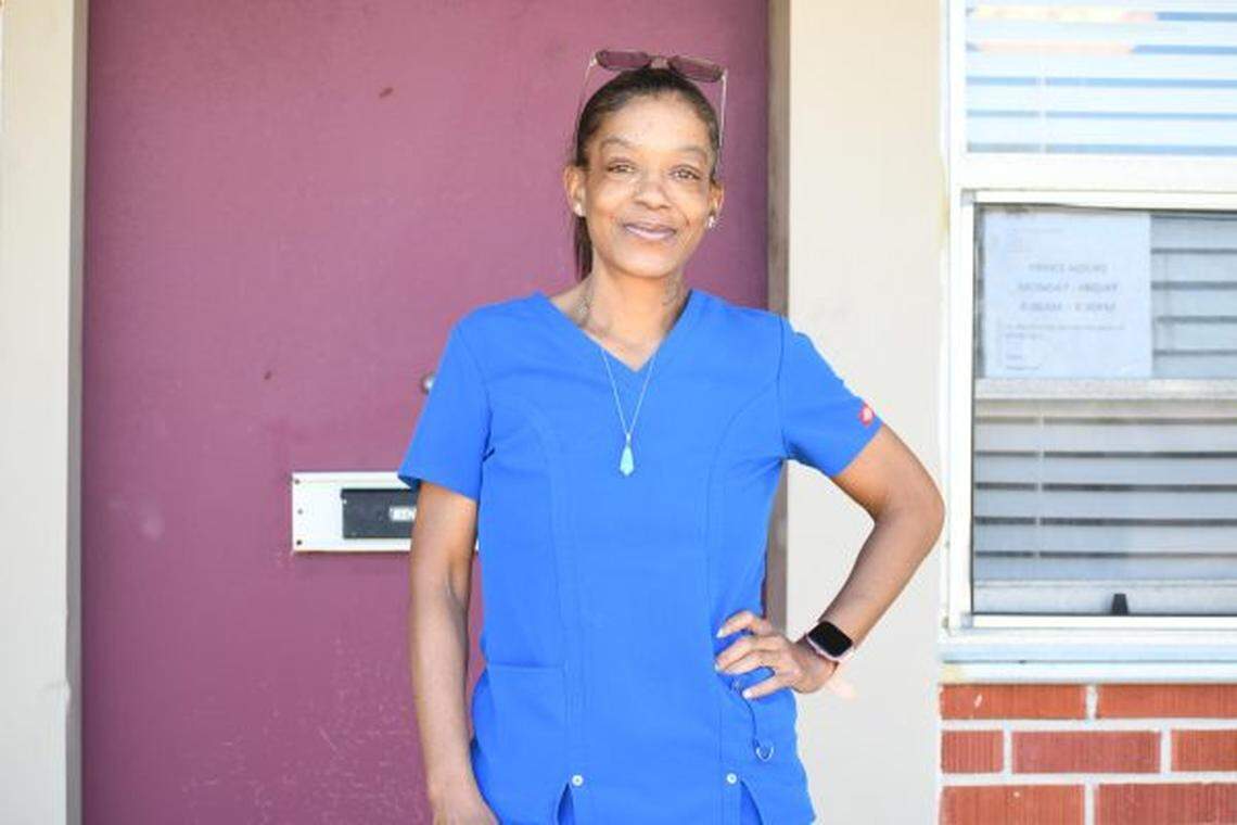 Sheleatha McCullum was born and raised in Gulfport public housing. A nursing assistant, she said public housing has given her financial stability.