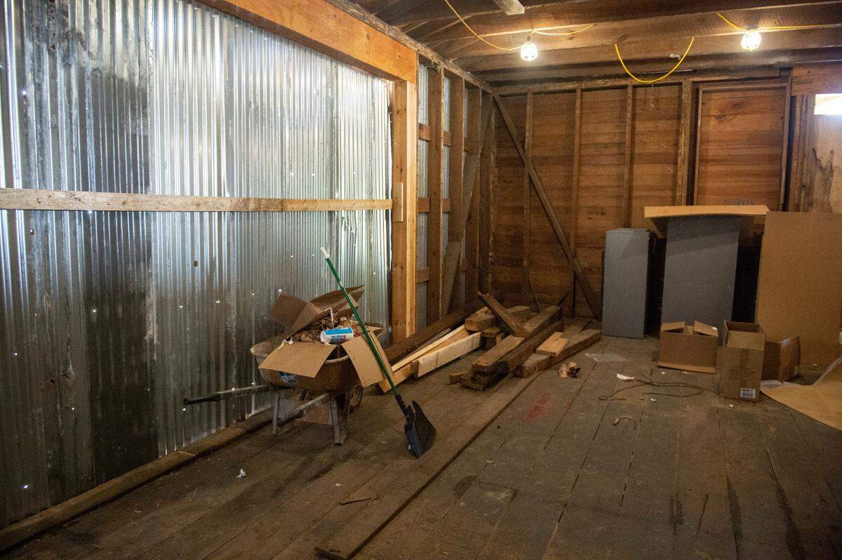 A space that will be the cafe at the new Farragut Lofts in Bay St. Louis on Thursday, June 30, 2022. The lofts are being built in the former McDonald Hardware & Lumber Co. which dates to 1905.