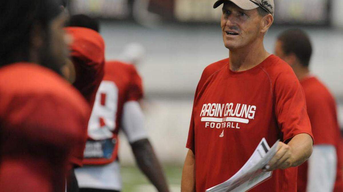 BRAD BOWIE/NEW ORLEANS ADVOCATE 
 Former Louisiana-Lafayette assistant football coach and current Pearl River C.C. assistant David Saunders