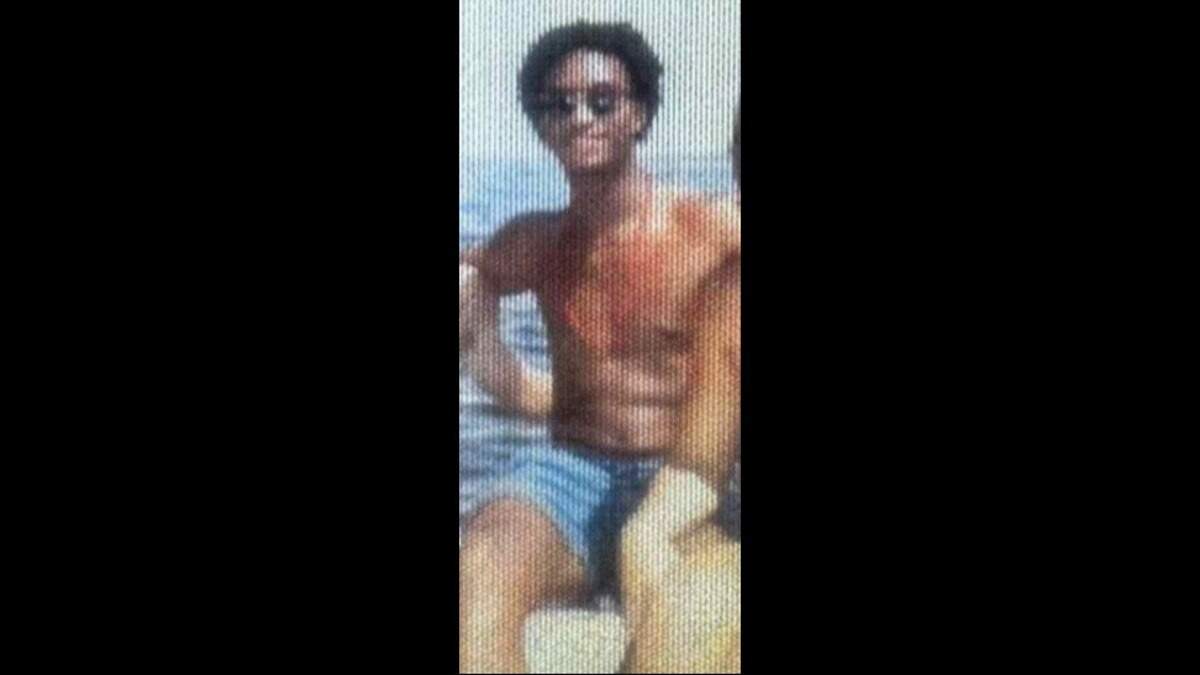 Nolan Wells, scene in this picture from Saturday, is missing after spending the day on Horn Island.