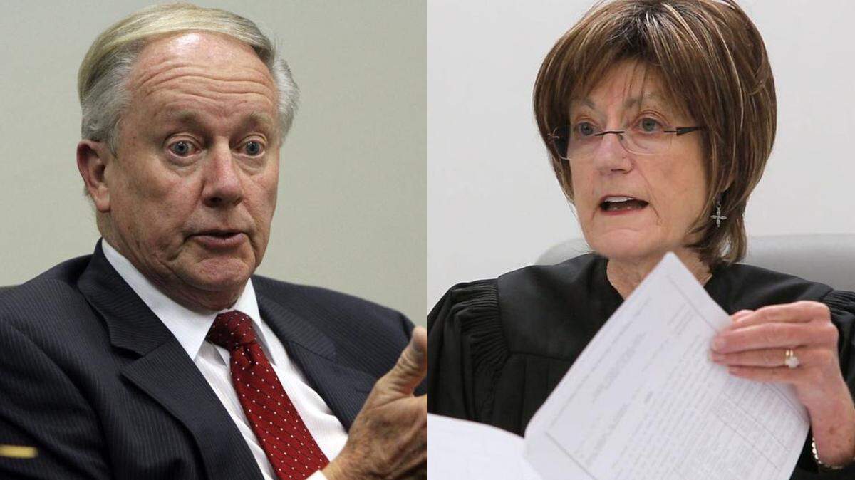 Sandy Steckler, left, and Margaret Alfonso are headed to a runoff election Tuesday for the Chancery Court judge position that serves Harrison, Hancock and Stone counties.