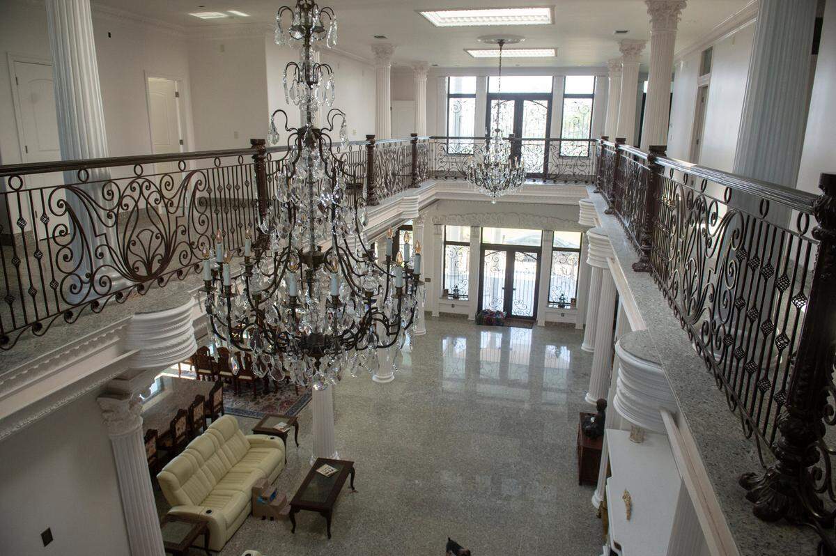 The view from the second floor of the main area of Binoy and Abha Mishra’s home on Scenic Drive in Pass Christian on Tuesday, May 16, 2023.