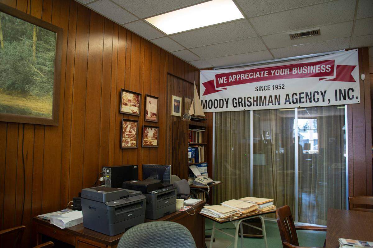 The inside of Grishman’s real estate office in Biloxi on Wednesday, Feb. 9, 2022.