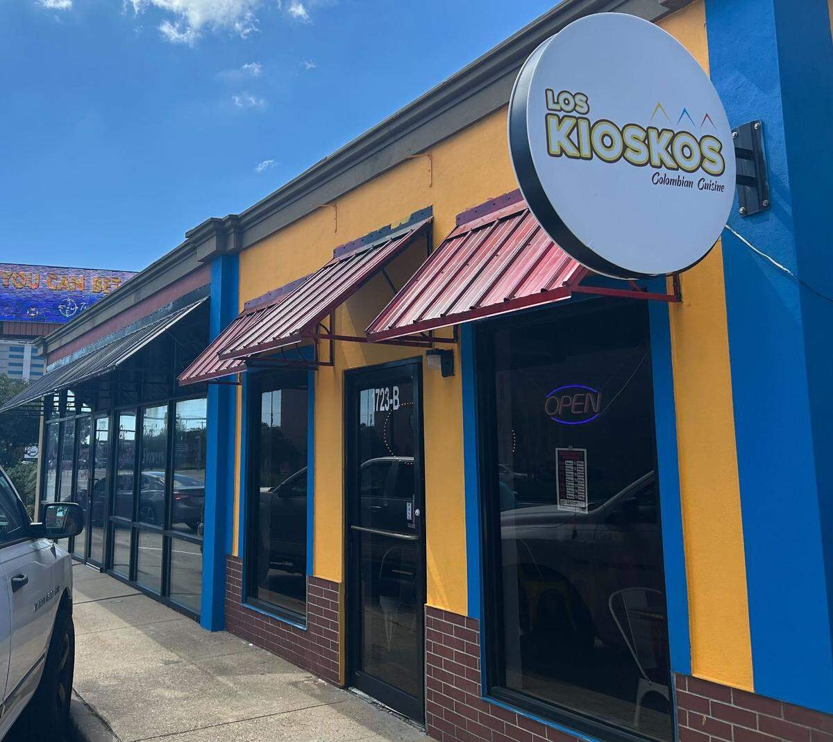 Los Kioskos Colombian Cuisine is open in Downtown Gulfport, Mississippi.